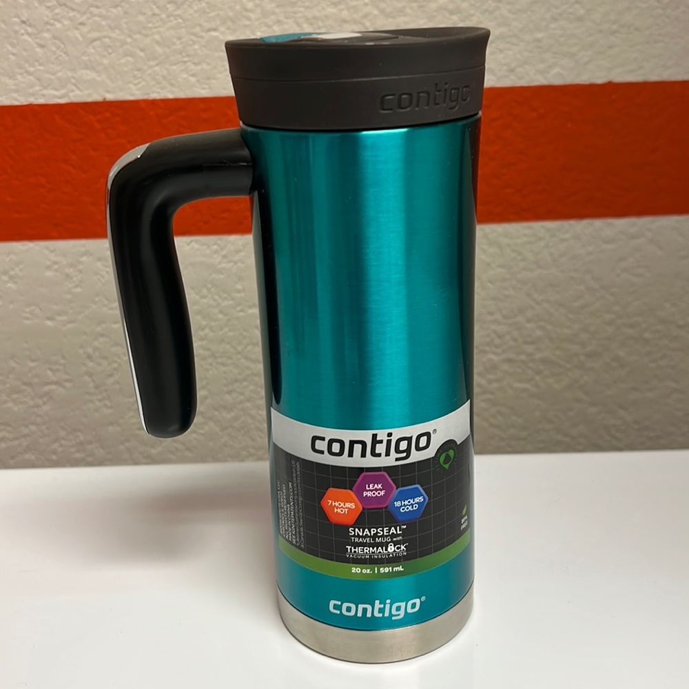 Contigo 20 oz. Vacuum Insulated Stainless Steel Mug w Handle - NWT